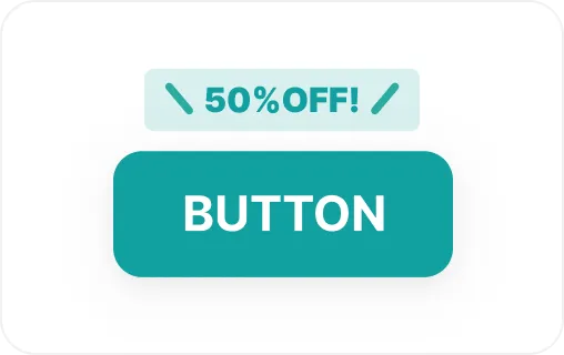 強調テキスト付きボタン