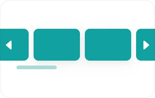 横スクロールカルーセル